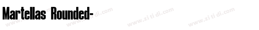 Martellas Rounded字体转换